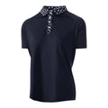 Front - Island Green Womens/Ladies Printed Raglan Golf Polo Shirt