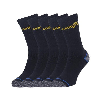 Front - Goodyear Mens Heavy Duty Work Socks (Pack of 5)