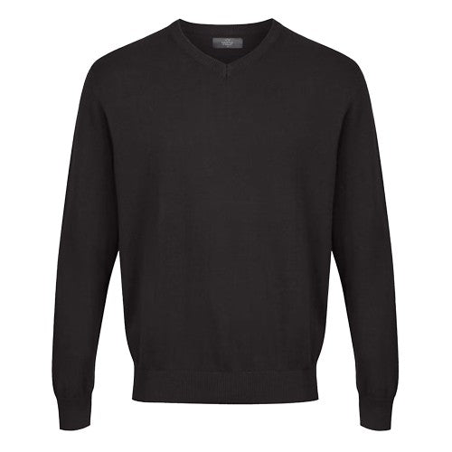 Front - CastlePoint Mens Knitted V Neck Jumper