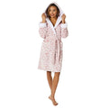 Front - Light And Shade Womens/Ladies Stars Hooded Robe