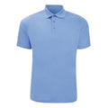 Front - Glenmuir Mens Plain Mercerised Short Sleeve Polo Shirt