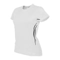 Front - Kariban Proact Womens/Ladies Quick Drying Contrast Sports T-Shirt