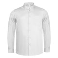 Front - Kariban Mens Long Sleeve Mandarin Collar Shirt