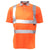 Front - Warrior Mens Daytona Hi-Vis Short Sleeve Polo Shirt