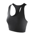 Front - Spiro Womens/Ladies Impact Softex Plain Crop Top