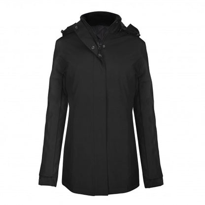 Front - Kariban Womens/Ladies Hooded Parka Jacket