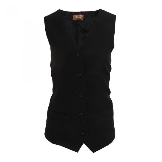 Front - Jospeh Alan Womens/Ladies Long Length Waistcoat