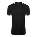 Front - SOLS Mens Classico Contrast Short Sleeve Football T-Shirt