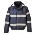 Front - Portwest Iona Lite Reflective Work Bomber Jacket