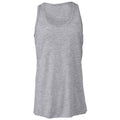 Front - Bella + Canvas Youths Girls Flowy Racer Back Tank Top