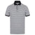 Front - Front Row Mens Striped Jersey Polo Shirt