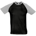 Front - SOLS Mens Funky Contrast Short Sleeve T-Shirt