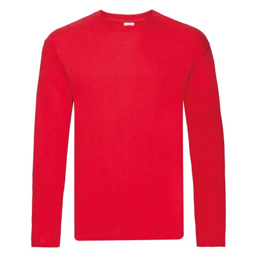 Front - Fruit Of The Loom Mens Original Long Sleeve T-Shirt