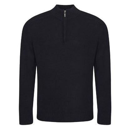 Front - Ecologie Mens Wakhan Zip Neck Sweater