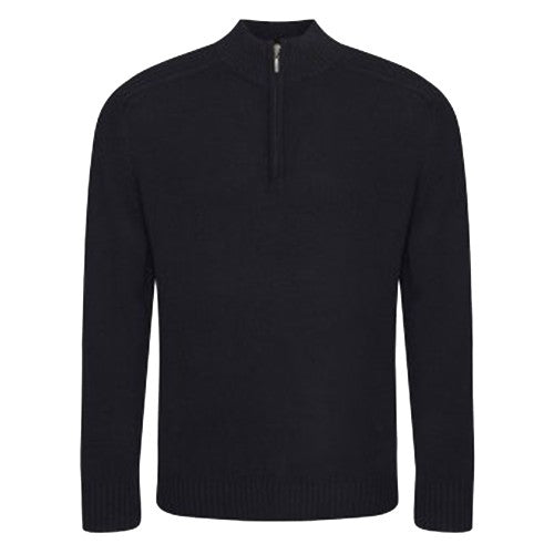 Front - Ecologie Mens Wakhan Zip Neck Sweater