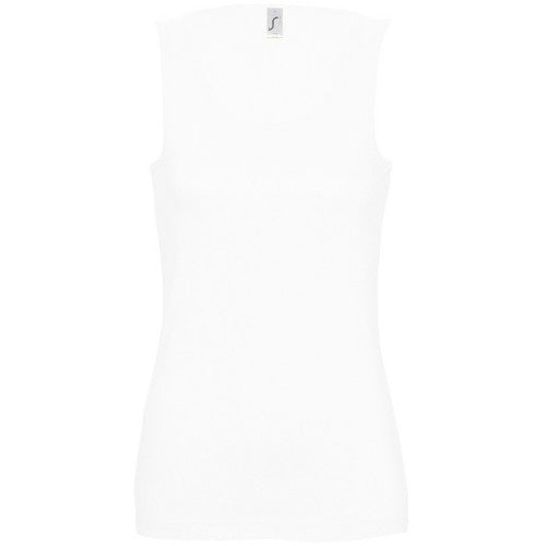 Front - SOLS Womens/Ladies Jane Sleeveless Tank / Vest Top