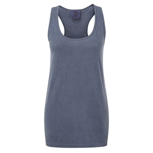 Front - Comfort Colors Womens/Ladies Racer Back Sleeveless Vest