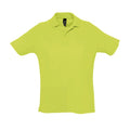 Front - SOLS Mens Summer II Pique Short Sleeve Polo Shirt