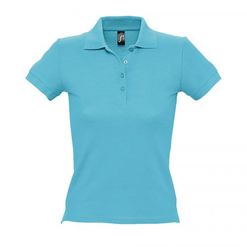 Front - SOLS Womens/Ladies People Pique Short-Sleeved Polo Shirt