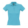 Front - SOLS Womens/Ladies People Pique Short Sleeve Cotton Polo Shirt