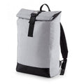 Front - BagBase Reflective Roll Top Backpack