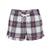 Front - SF Womens/Ladies Tartan Frill Shorts