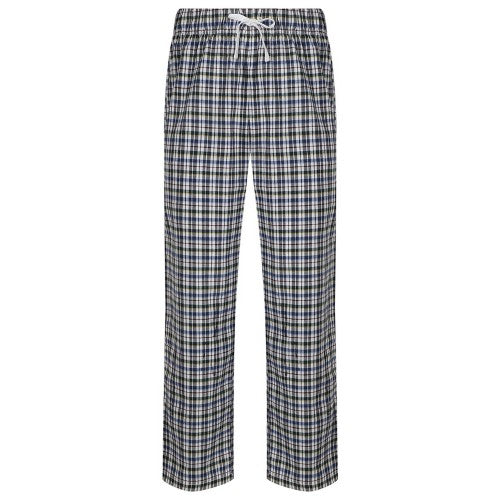 Front - SF Mens Tartan Lounge Pants
