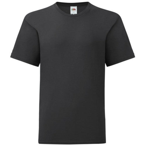 Front - Fruit Of The Loom Childrens/Kids Iconic T-Shirt