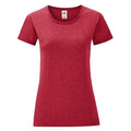 Front - Fruit Of The Loom Womens/Ladies Iconic T-Shirt