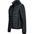 Front - Kariban Womens/Ladies Lightweight Hooded Padded Jacket