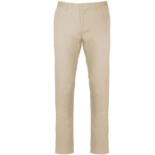 Front - Kariban Mens Chino Trousers