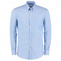 Front - Kustom Kit Mens Slim Fit Stretch Long Sleeve Oxford Shirt