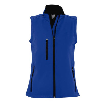 Front - SOLS Womens/Ladies Rallye Soft Shell Bodywarmer Jacket