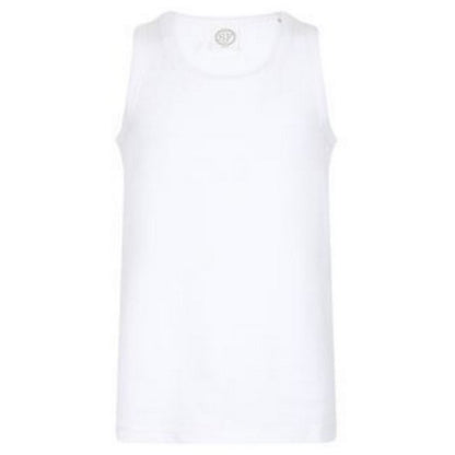 Front - Skinni Fit Chidlrens Girls Feel Good Stretch Vest