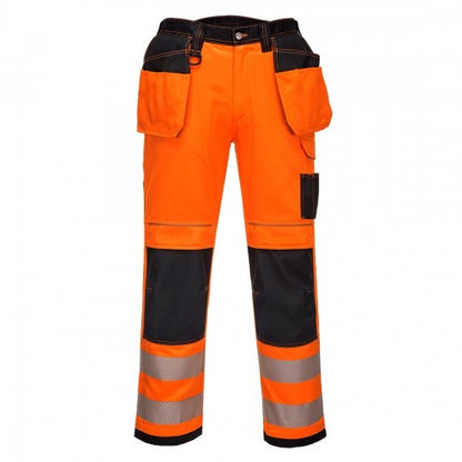 Front - Portwest Mens PW3 Hi-Vis Trousers