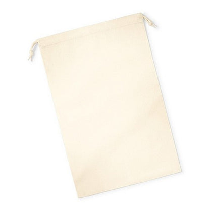 Front - Westford Mill Organic Premium Cotton Stuff Bag