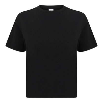Front - Skinni Fit Womens/Ladies Cropped Boxy T-Shirt