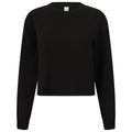 Front - Skinni Fit Womens/Ladies Cropped Slounge Sweatshirt