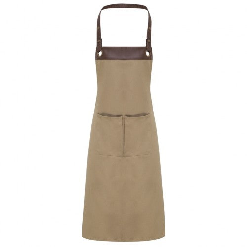 Front - Premier Espresso Bib Apron