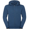 Front - Russell Mens Authentic Melange Zip Hoodie