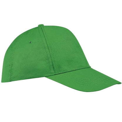 Front - SOLS Unisex Buzz 5 Panel Baseball Cap