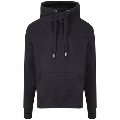 Front - AWDis Adults Unisex Cross Neck Hoodie