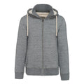 Front - Kariban Vintage Sherpa Lined Hooded Sweatshirt