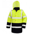 Front - Result Adults Unisex Core Motorway Two Tone Safety Jacket