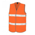 Front - Result Adults Unisex Core Motorist Hi-Vis Vest