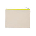 Front - Kimood Medium Cotton Canvas Pouch