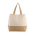 Front - Kimood Canvas And Jute Shopper Bag