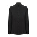 Front - Henbury Womens/Ladies Modern Long Sleeve Oxford Shirt