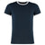 Front - Kustom Kit Mens Fashion Fit Ringer T-Shirt