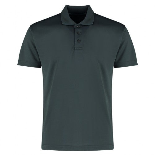 Front - Kustom Kit Mens Cooltex Plus Micro Mesh Polo Shirt